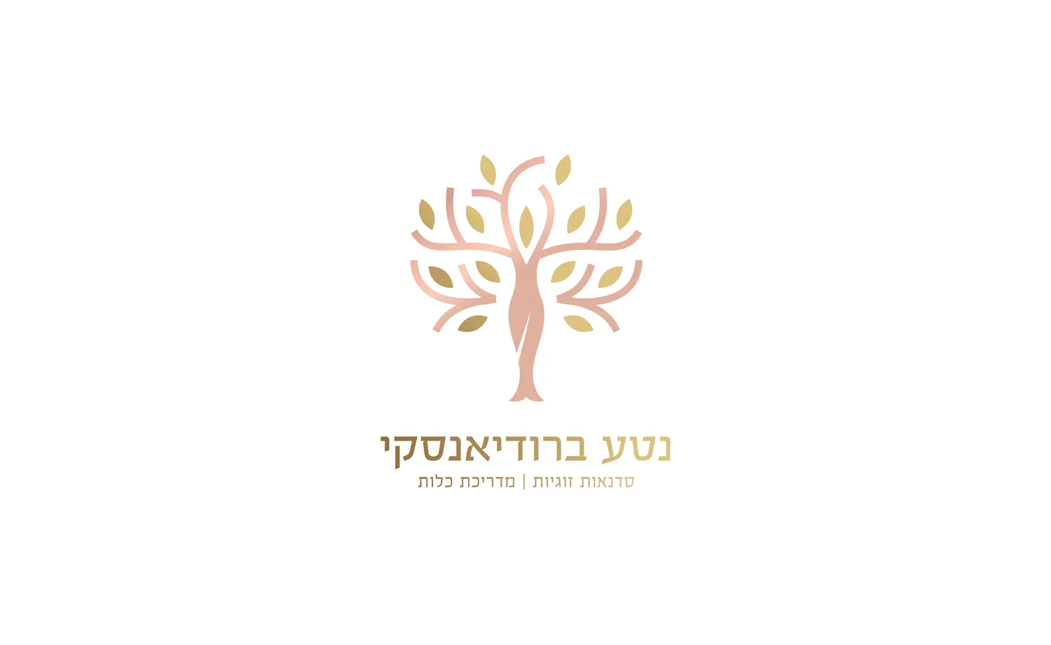 המיתוג של נטע ברודיאנסקי: הלוגו על רקע לבן